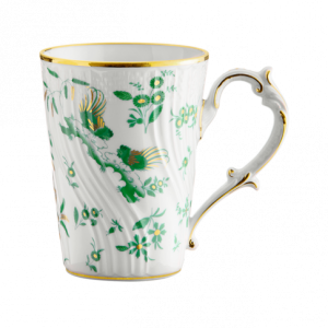 Ginori Oro Di Doccia Green Mug - 13 oz.
